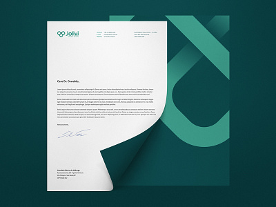 Jolivi Letterhead jolivi letterhead natural health rebranding