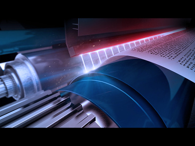 HP Toner Cartridge 3d animation c4d cartridge design hp printer styleframe toner
