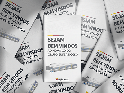 Grupo Super Nosso booklet design event identity illustration print signage design supermarket warehouse