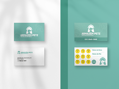 Armazém Petz brand branding bussines card design identity logo pet shop
