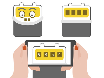 Gas meter illustration