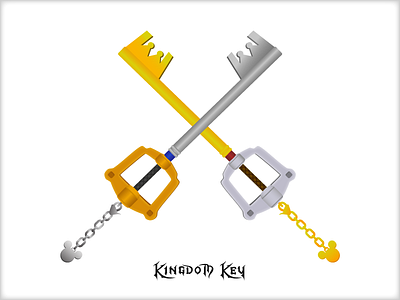 Kingdom Key—Kingdom Hearts disney key key blade keyblade kingdom kingdom key mickey sora square enix