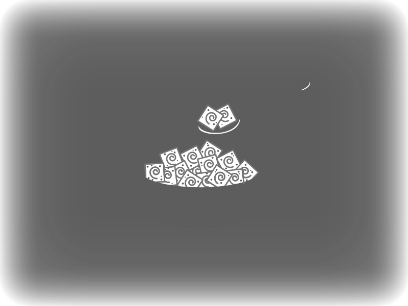 Black & White black cereal effects gif gradient illustration moving white yummy