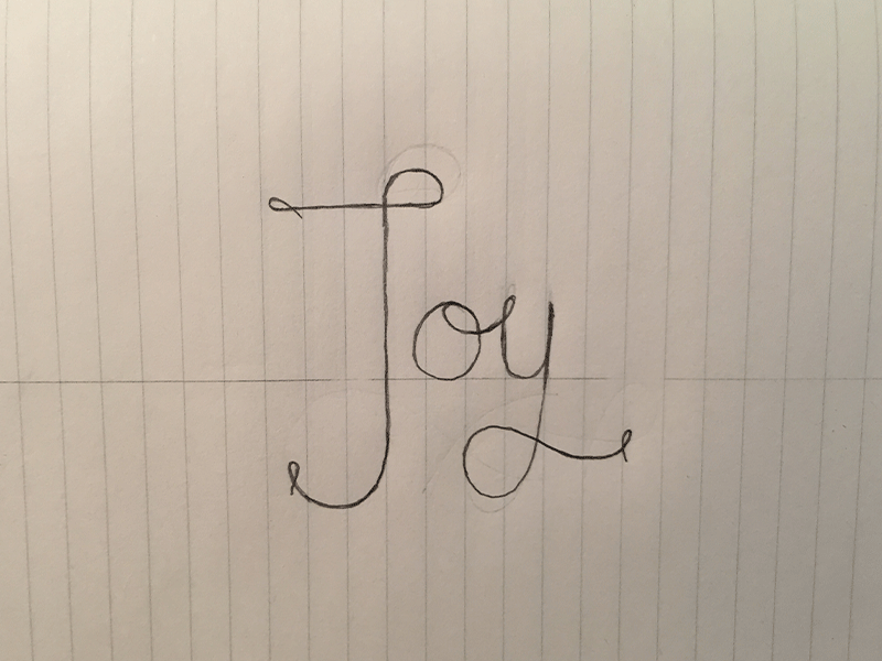 Day 006- Joy drawn hand hand drawn hand lettered hand lettering joy lettered lettering letters typography