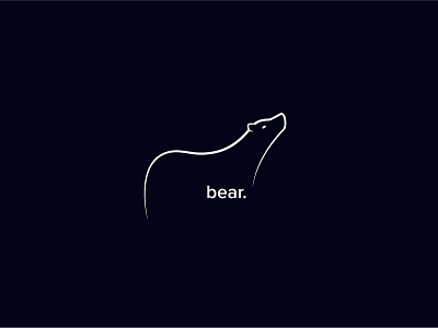 Bear animal bear illustration line