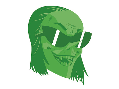 Ace, Gorillaz ace band character design flat gorillaz green illustrated illustration music screen
