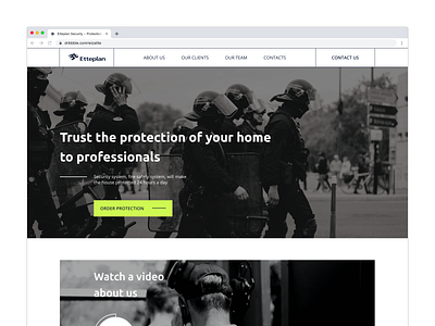 🔒 Home Security – Home Protection Landing page