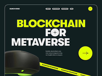 Blockchain for Metaverse Website blockchain crypto crypto site metaverse site ui ux web web design web site web-design web-site webdesign website