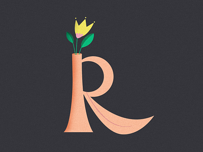 Letter R 36daysoftype design graphicdesign illustration illustrator letter lettering personal project photoshop type typedesign typography