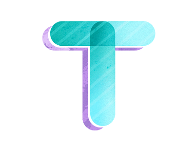T for time 36daysoftype design graphicdesign illustration letter personal project t type