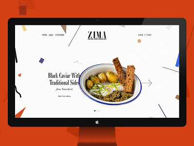 Zima Street Food Bar In London / Concept bar concept design food kandinsky web webdesign zima zimin