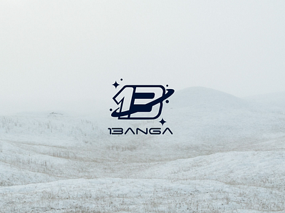 Banga animation art artwork astronaut branding graphic design illustration infinty logo logo design space typography ui