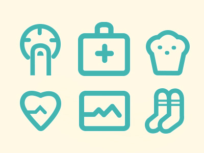 Diabetienda Icon Set chart cute diabetics health icon medicine set socks vector
