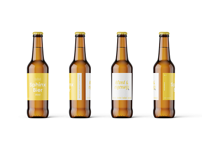 Sphinx Bier (Blond) beer bottle sphinx yellow