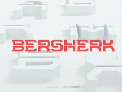 Bersherk Typeface bersherk font fresh headlines magazines original posters type typeface