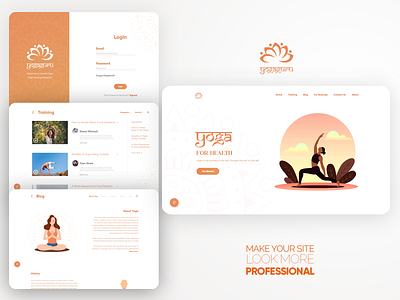 YogaGuru Website Mockup