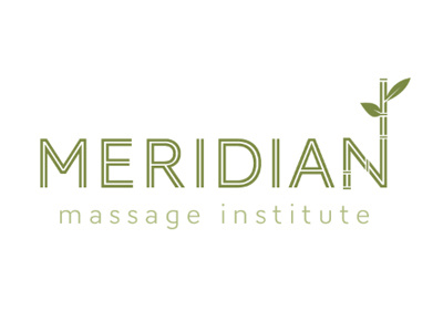 Massage institute logo concept bamboo green identity logo
