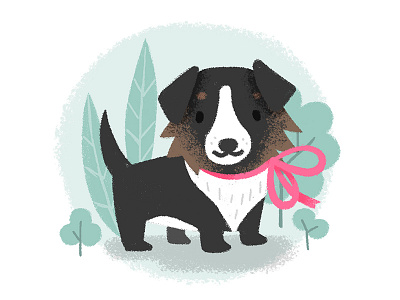 Nala baby cute dog happy illustration love photoshop puppy