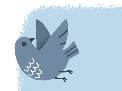 Little dove bird dove happy illustration photoshop