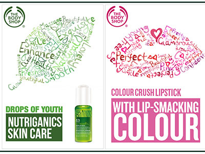 Body Shop graphicdesign illustrationtypography