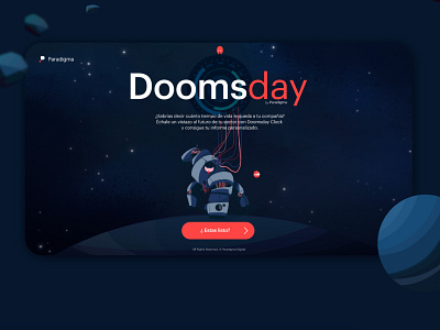Doomsday adobe illustrator app branding character characterdesign design illustration illustrator robot robotics space tech technology ui