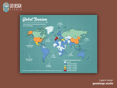 Global Tourism design global map illustration illustrator map art map design maps tourism