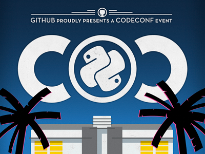 PyCodeConf Poster deco github miami poster pycodeconf python