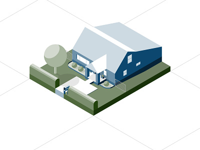 Our House cottage dwelling fun home house household icon isometric isometric design isometric illustration