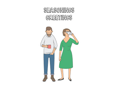 Seasonings Greetings belcher bobs burgers card cartoon christmas design illustration season