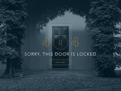 Door Locked 404 404 door key hole line work locked real estate snapshot sorry ui ux web