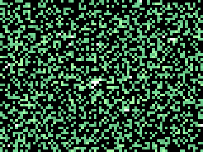 Lots of Squares digital eye future green magic matrix pattern pixels squares