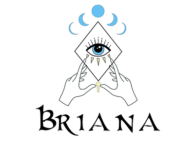 Briana diseño grafico illustration logo ui vector