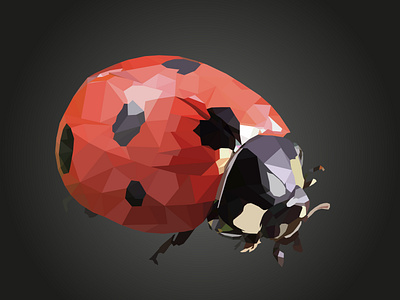 Ladybug (Polygonal Art)