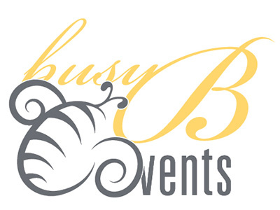 Busy B Events Logo branding identity logo design