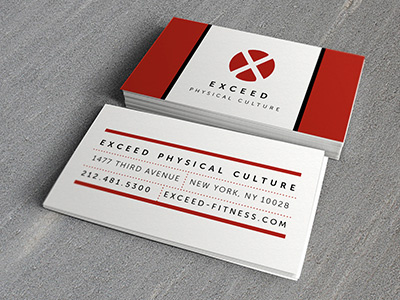 Exceed Physical Fitness branding identity logo design