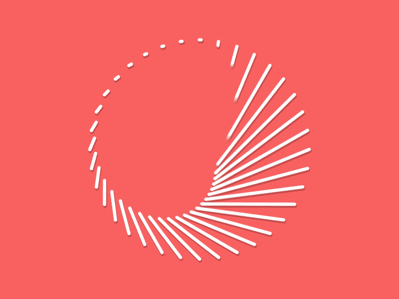 Spinner geometry gif processing