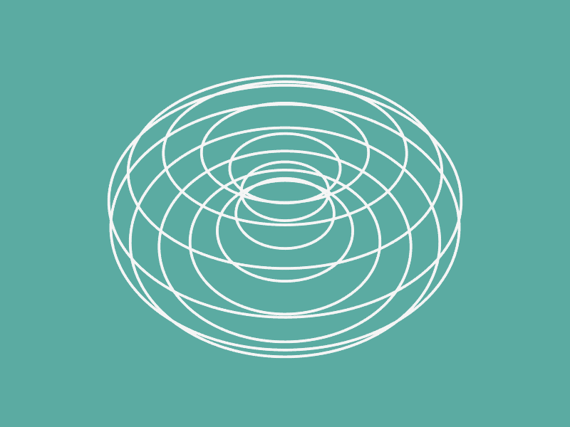 Twisting torus geometry gif processing