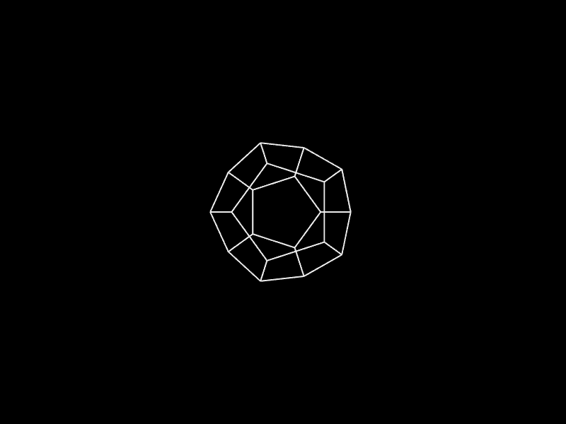 Bloom geometry gif motion processing