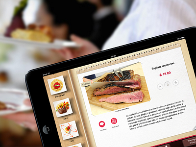 iPratico Menu app complic complic studio gui ipad ipratico menu restaurant ui design