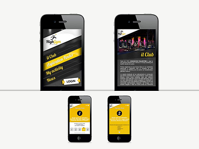 High Gym App app complic complic studio high gym ios iphone mobile ui design