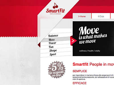 Smartfit - rotate menu complic complic studio menu people smartfit web design webdesign website