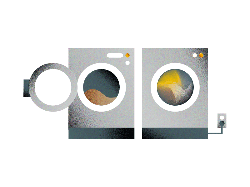 Wash / Dry by Elliot Salazar on Dribbble Wash / Dry by Elliot Salazar on Dribbble