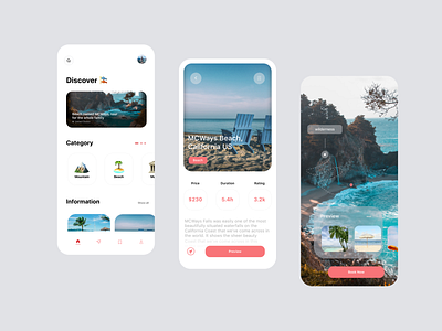 Travel explore travel ui