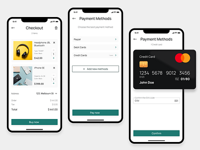 Credit Card Checkout - Daily UI #002 app dailyui design mobile ui ux vector