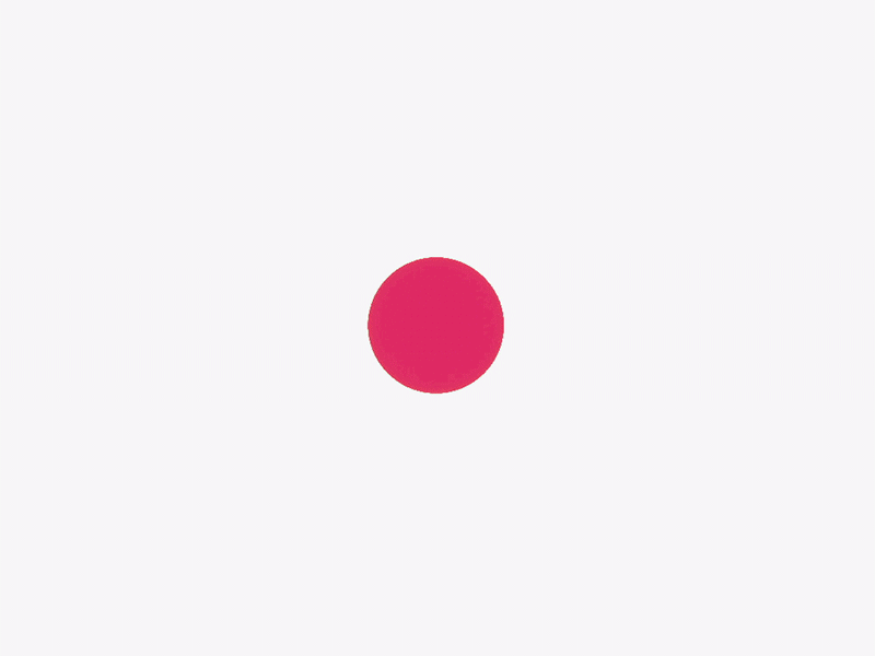 disperse drop loader 3d abstract animation c4d drop flat gif loader minimalistic organic pink