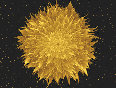 goldenflower design illustration vector