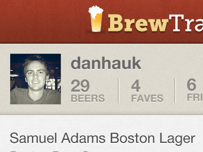 BrewTrackr iPhone app