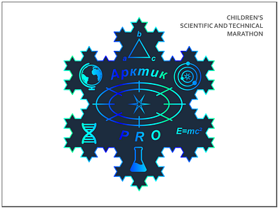 Arctic Pro logo logo design science technical vector