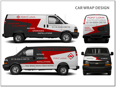 Car Point Loma car car wrap car wrap design chevrolet savanna design electric electric plumbing electricity