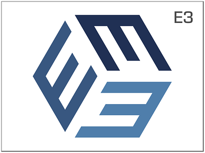 E3 3e design e3 logo logo design
